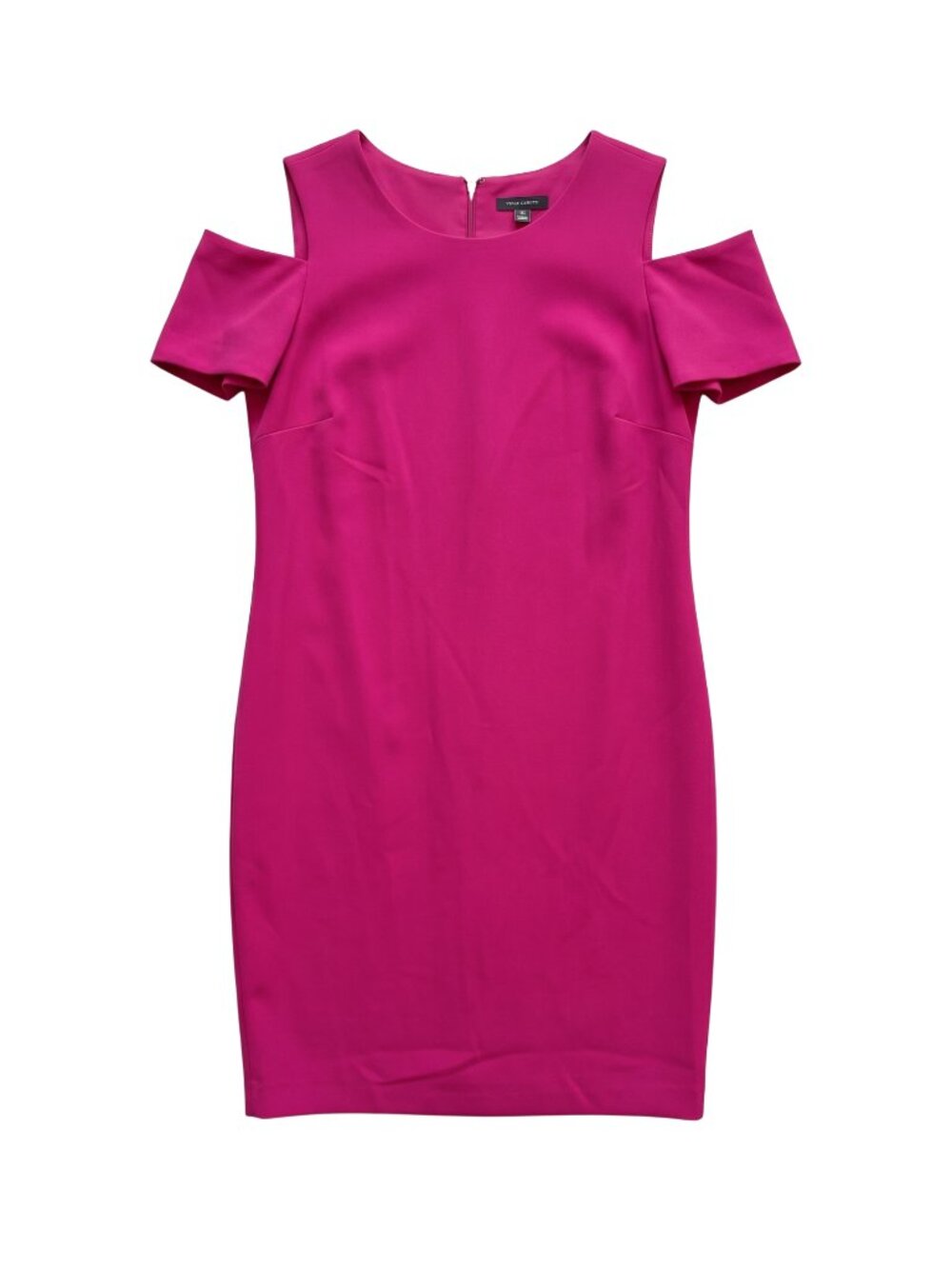 NWT | Tommy Hilfiger Hot Pink Cold Shoulder Dress | Gold Zipper | Size 16W